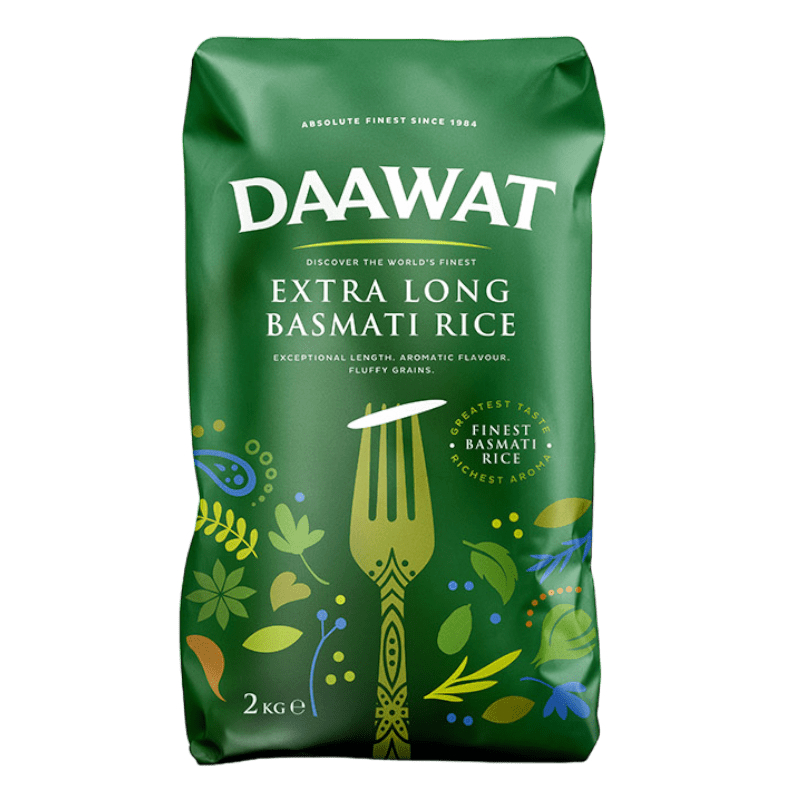 DAAWAT BASMATI ARROZ 2kg