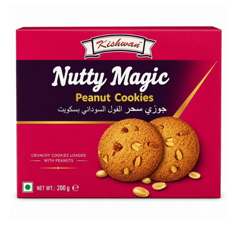 KISHWAN NUTTY MAGIC COOKIES 60G