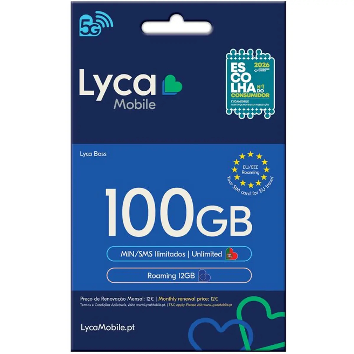LYCA MOBILE 100GB