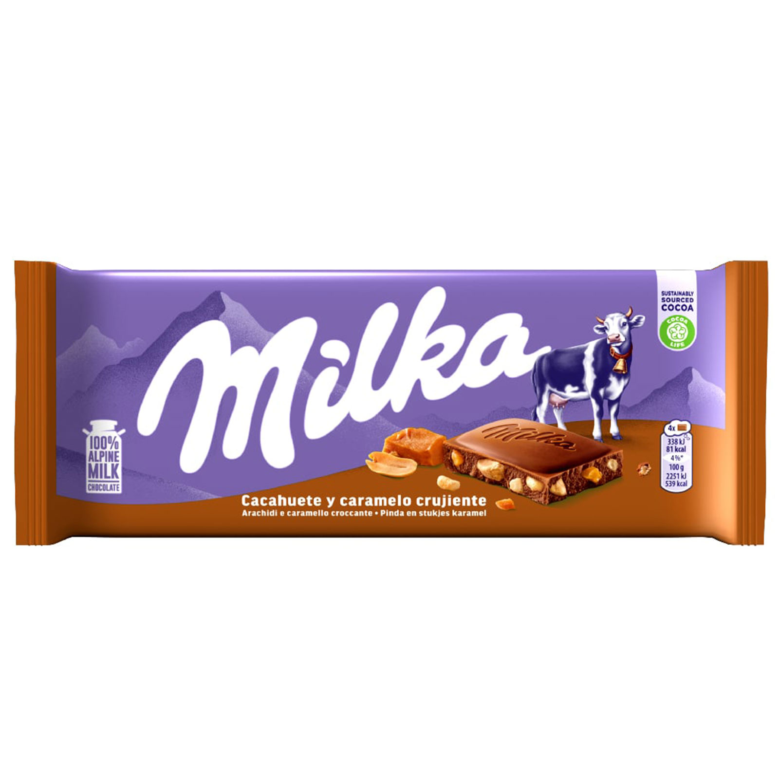 MILKA CHOCOLATE COM MAE E CARAMELO 90G [KI]