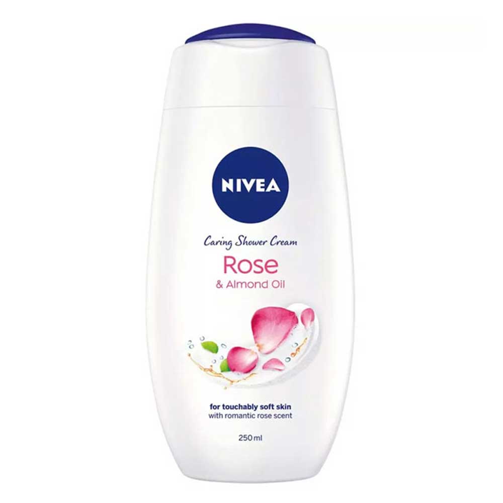 NIVEA CARE SHOWER ROSE & ALMOND OIL 250ML [TA]