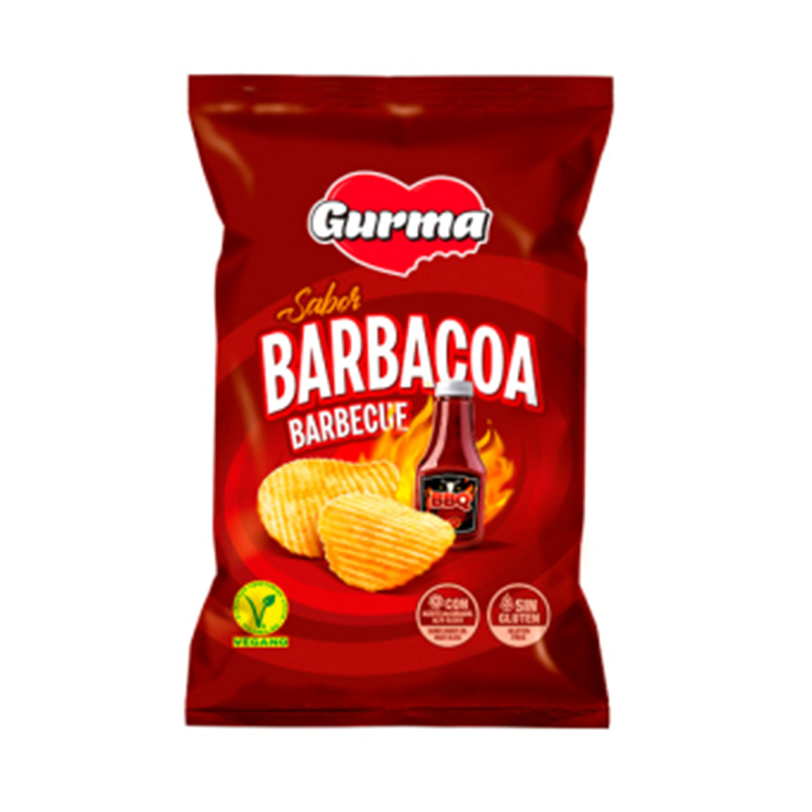 Gurmachips barbacoa 10x110g