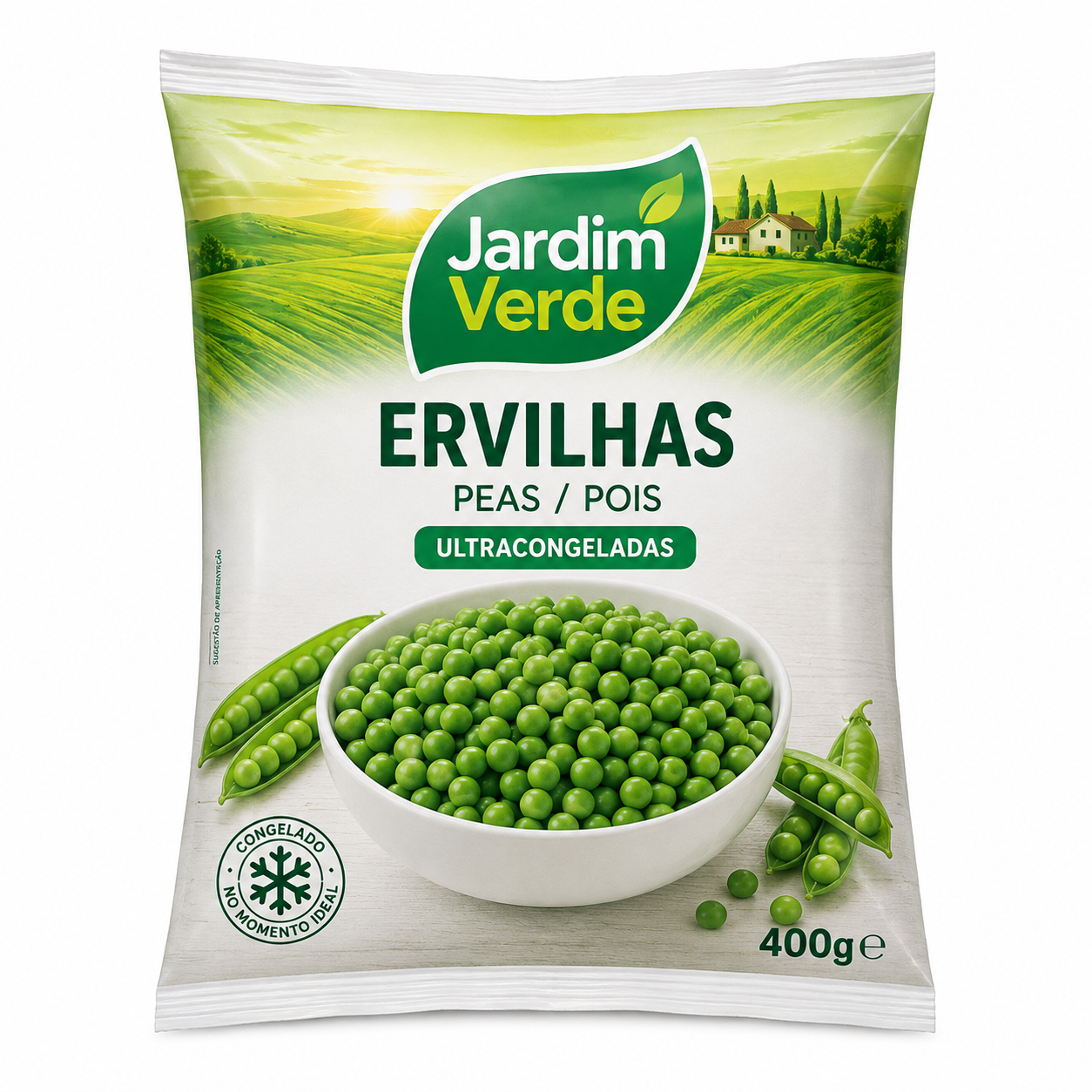 JARDIM VERDE ERVILHAS 400G