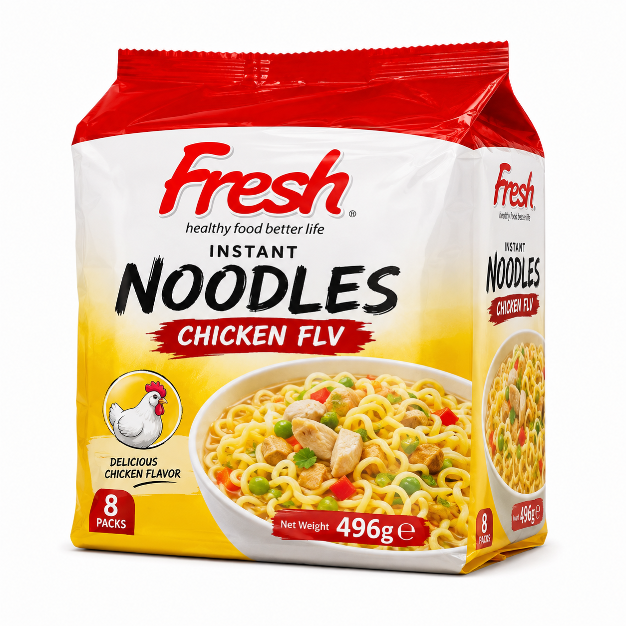 FRESH INSTANT NOODLES CHICKEN FLV 496G