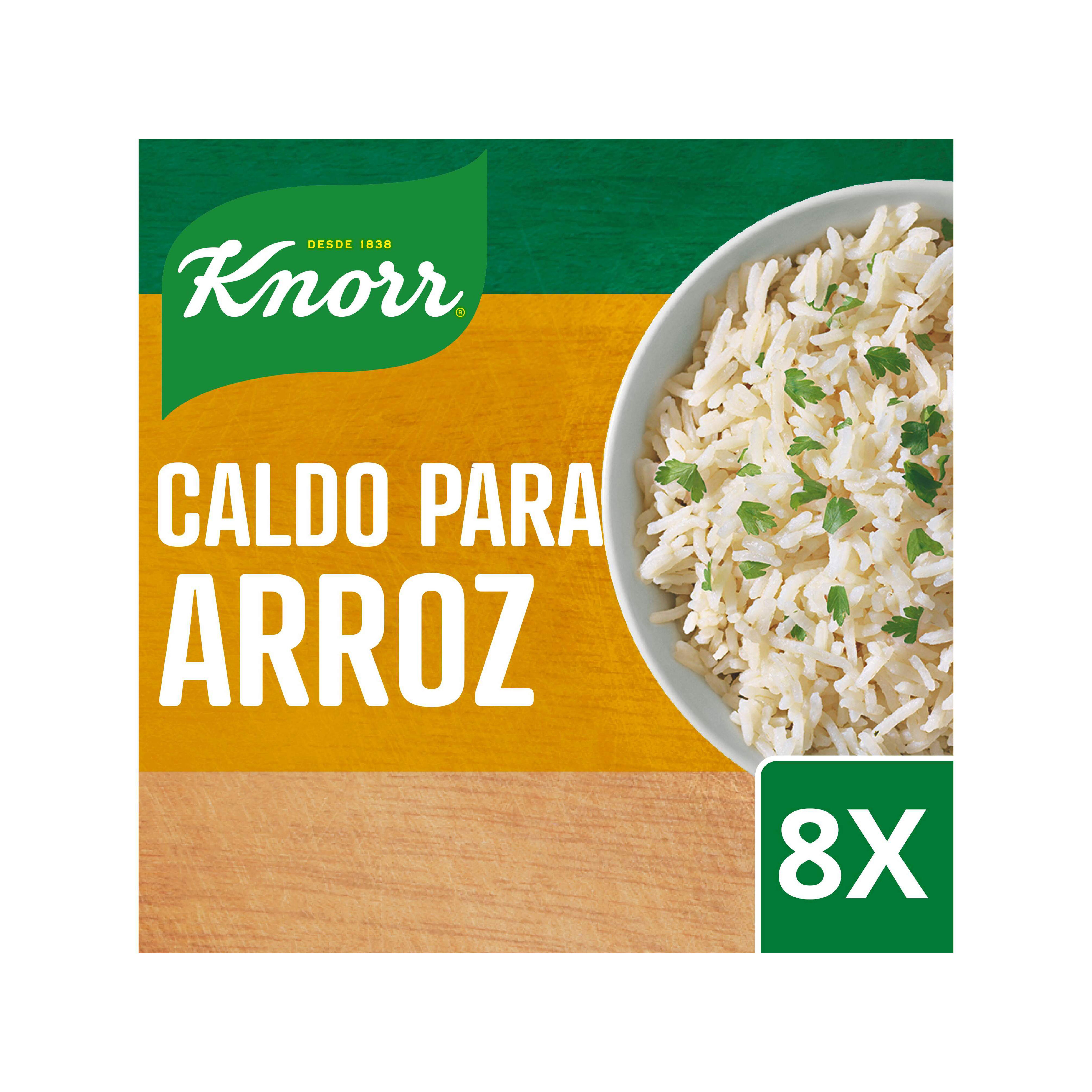 KNORR CALDO PARA ARROZ 8 CUBOS