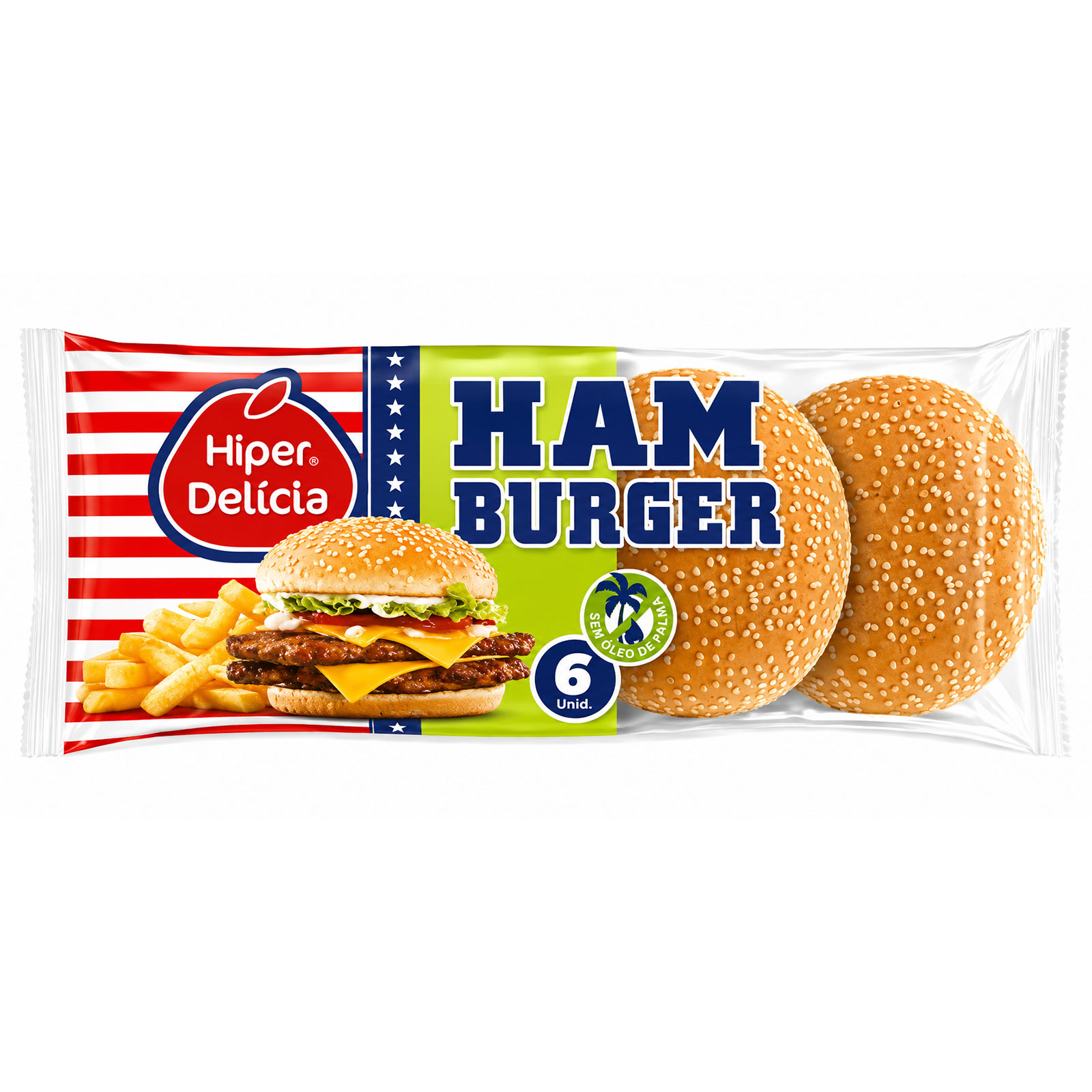 HIPER DELICIA HAMBURGER 6P 300G