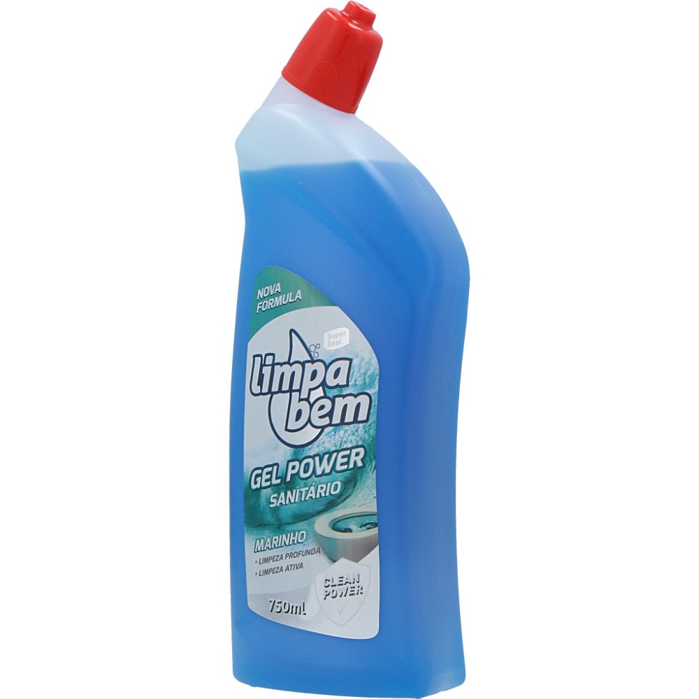 LIMPA BEM GEL POWER SANITARIO MARINHO 750ML