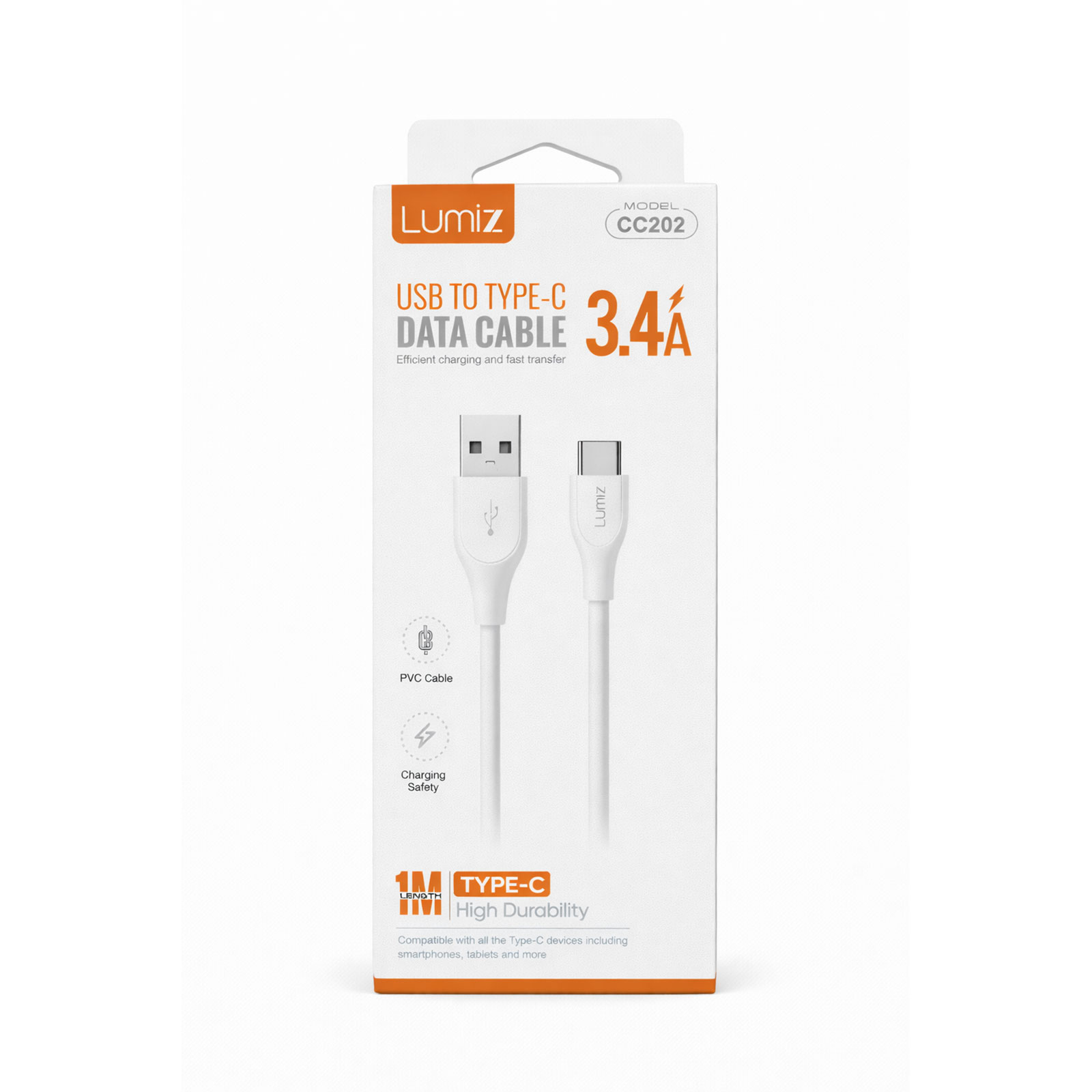 LUMIZ 3.4A 1M D-C USB-T.C