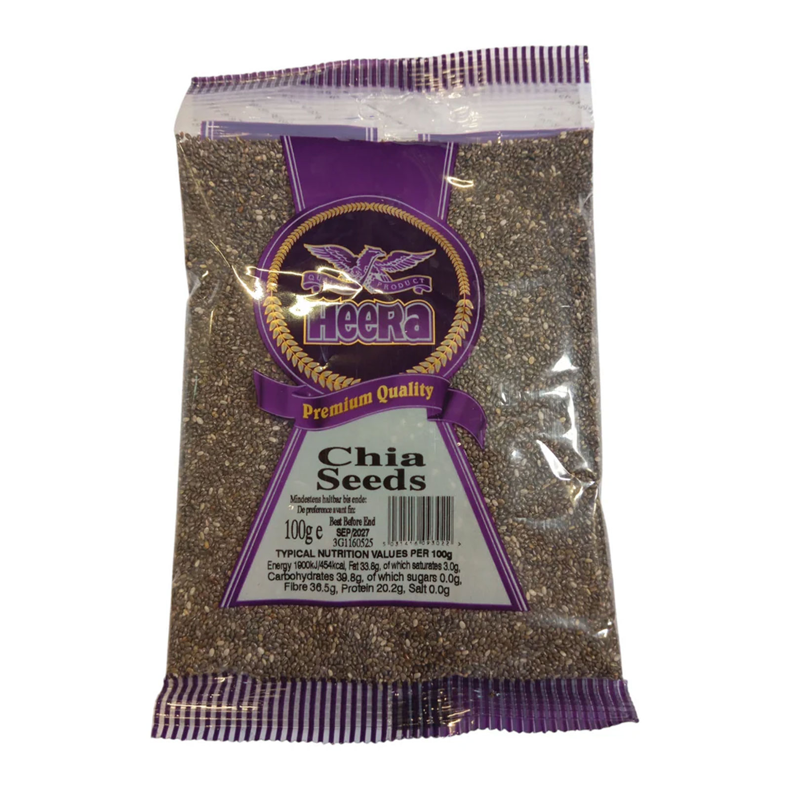 HEERA CHIA SEEDS 100G