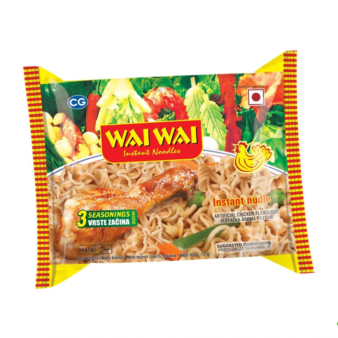 WAI WAI CHICKEN FLV 75G (58675)