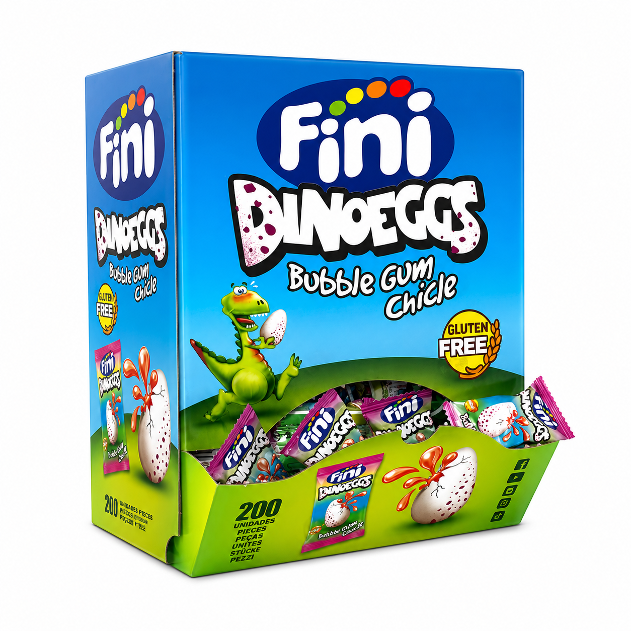 Fini Chicle huevo dino 200u (43161)