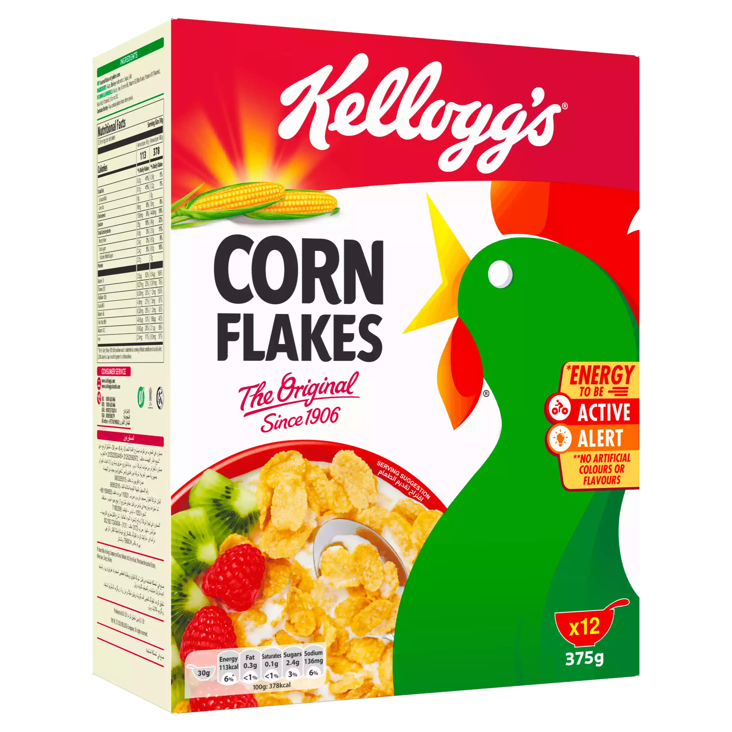KELLOGG'S CORN FLAKES 375GM