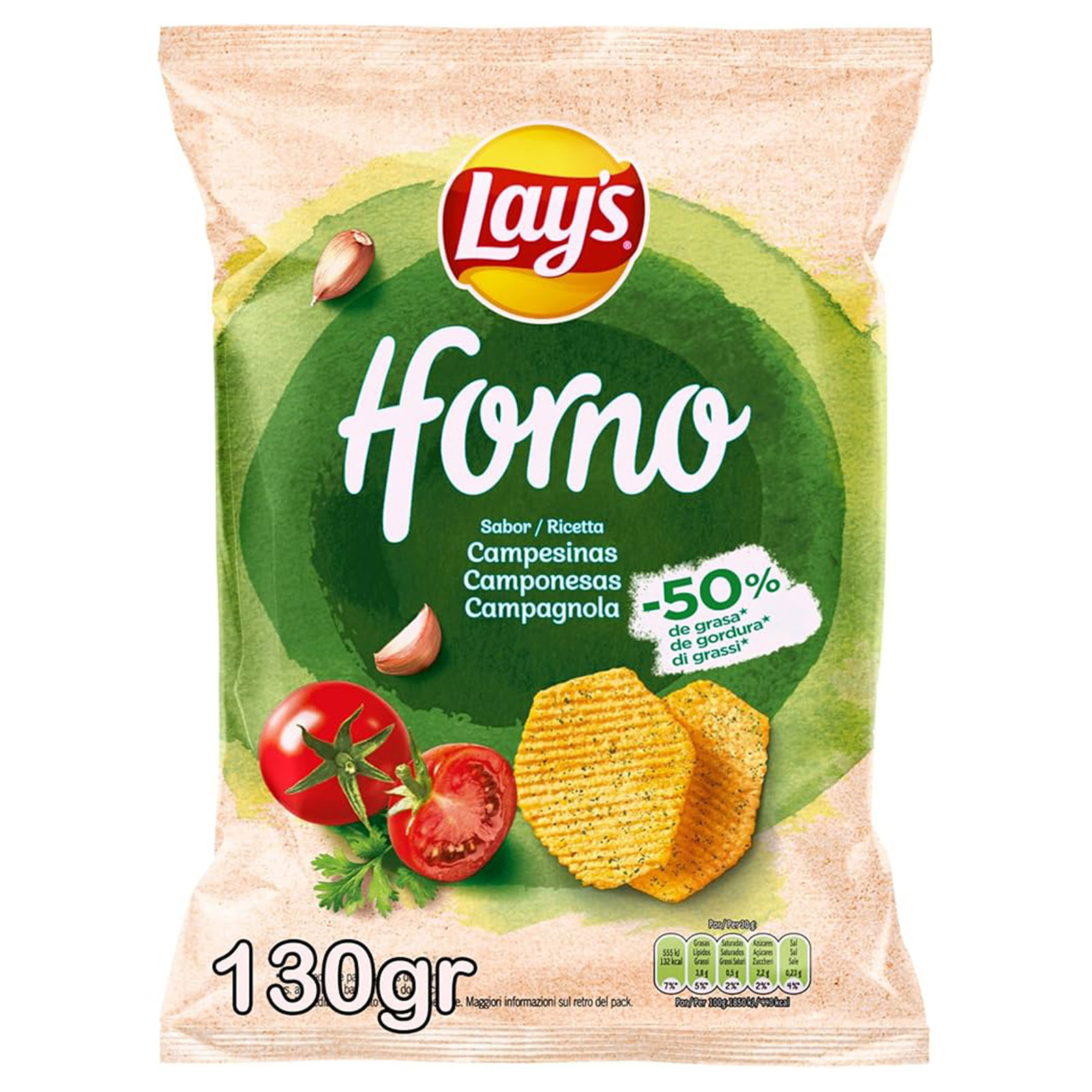 LAYS CAMPONESA HORNO 130G