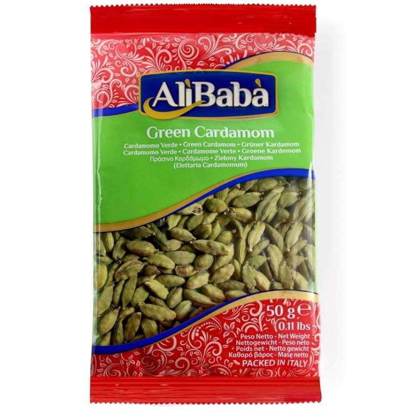 ALIBABA GREEN CARDAMOM 50G