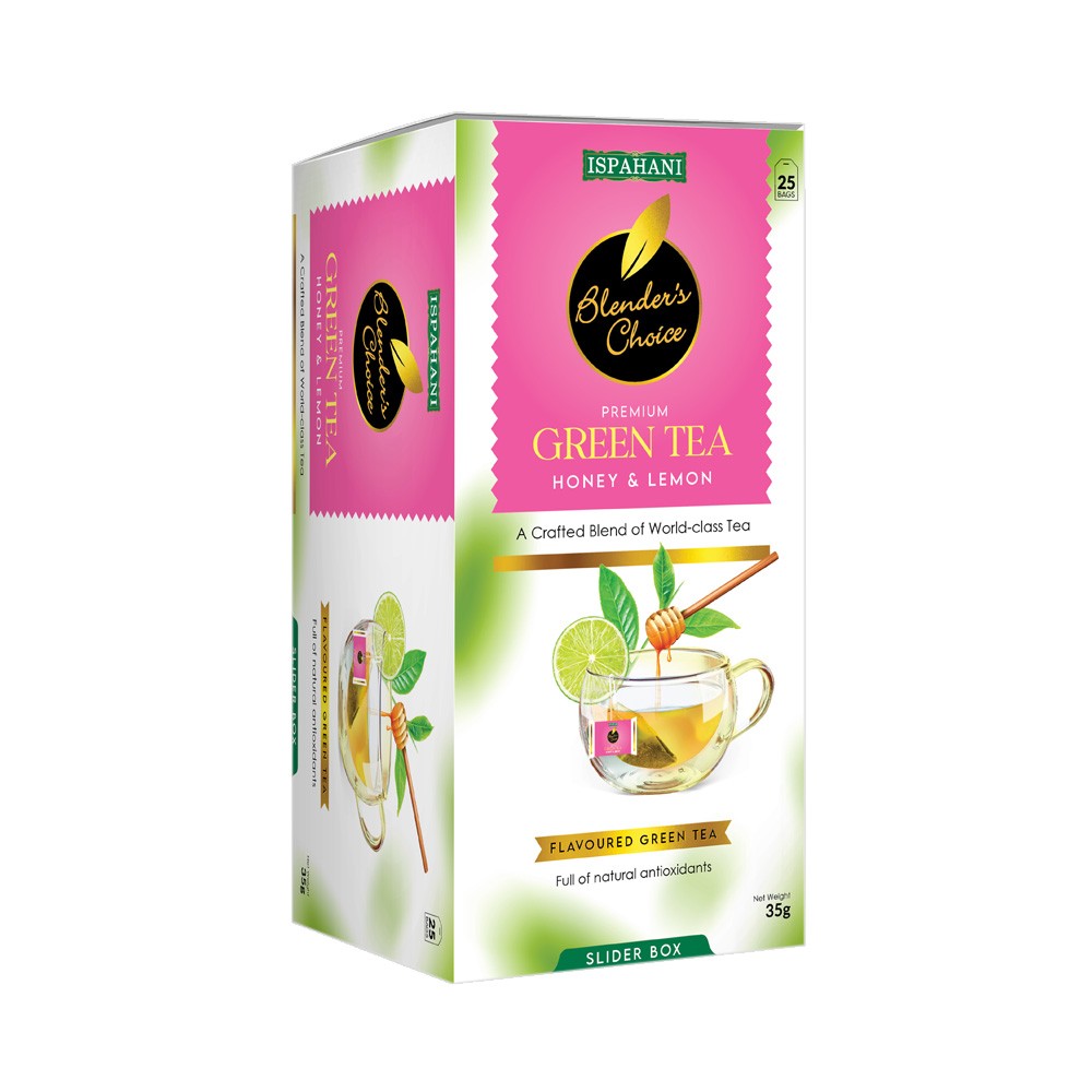 ISPAHANI PR GREEN TEA (HONEY & LEMON) 70G