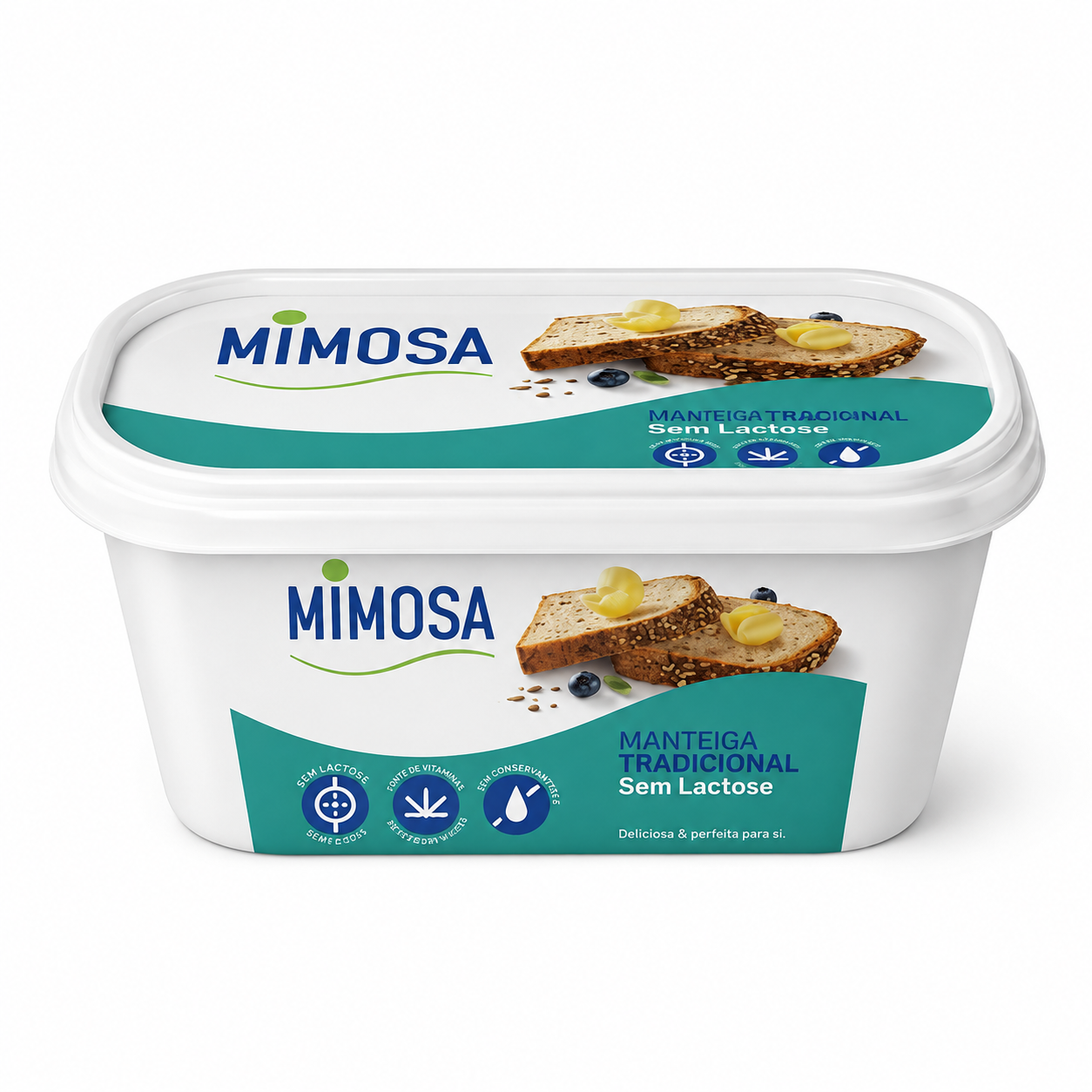 MIMOSA MANTEIGA SEM LACTOSE TRADICIONAL 250G