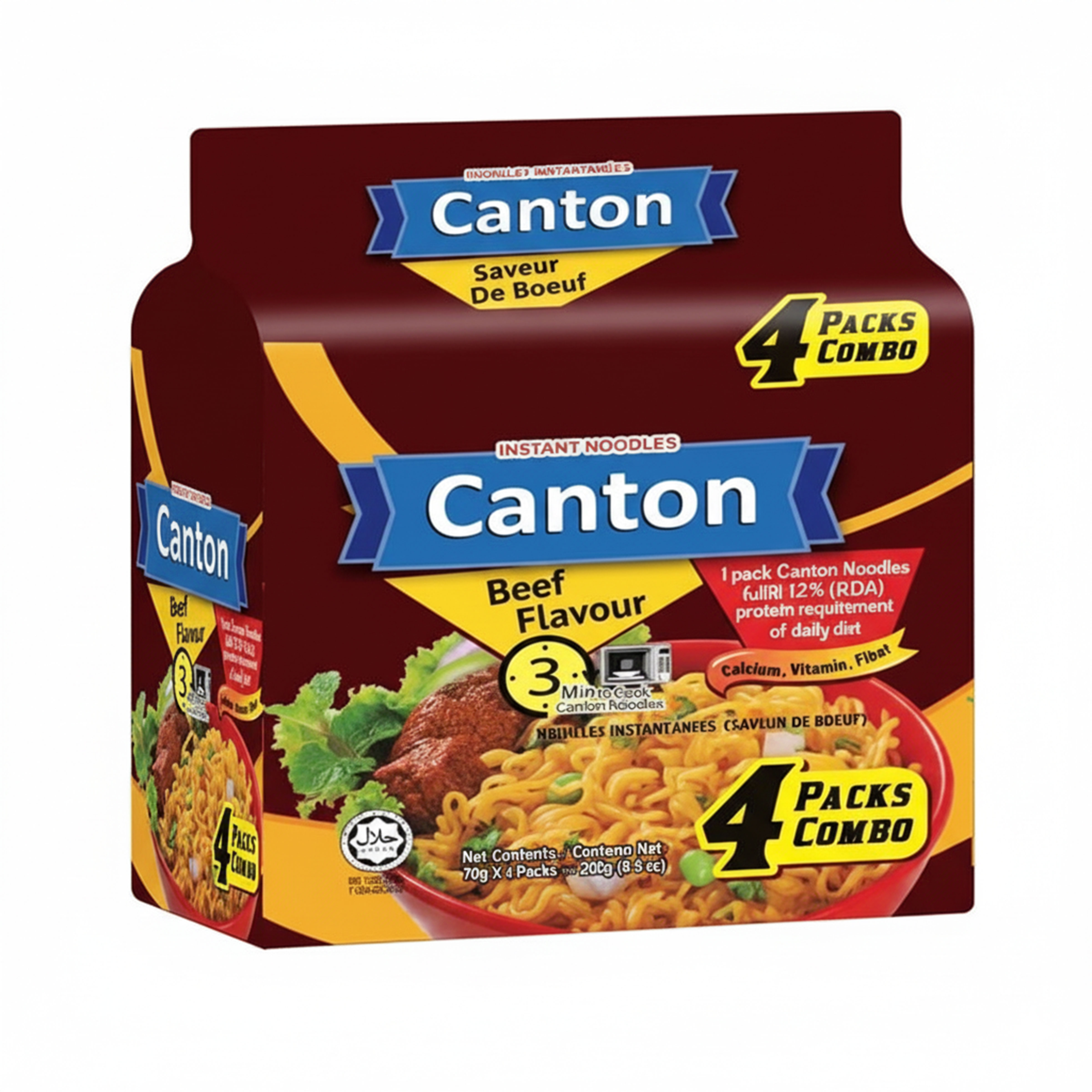 Canton Beef Flavor (70g ×4packs)=280g