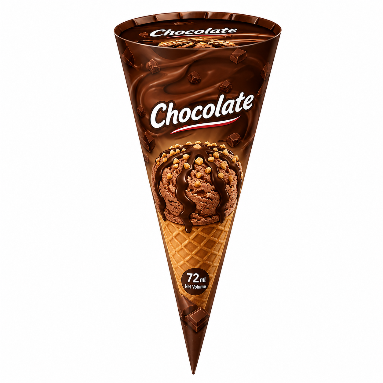 CONE CHOCOLATE ICE CREAM 72ML