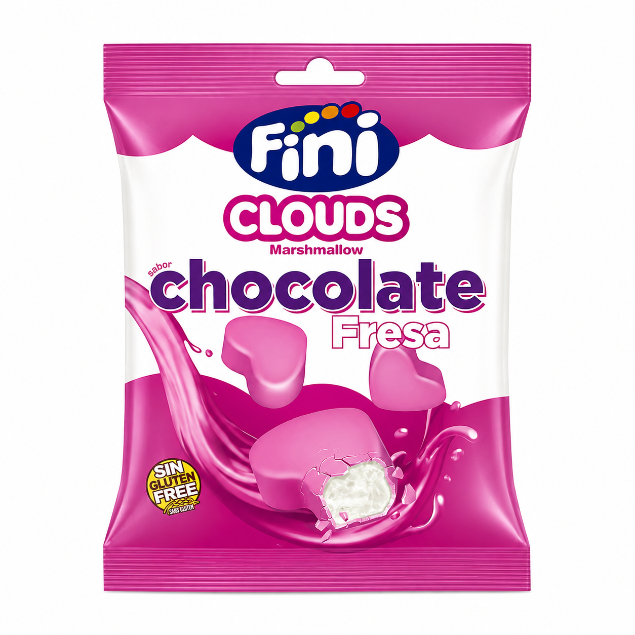 Fini clouds bocaditos choco fresa 12x80g (42852)