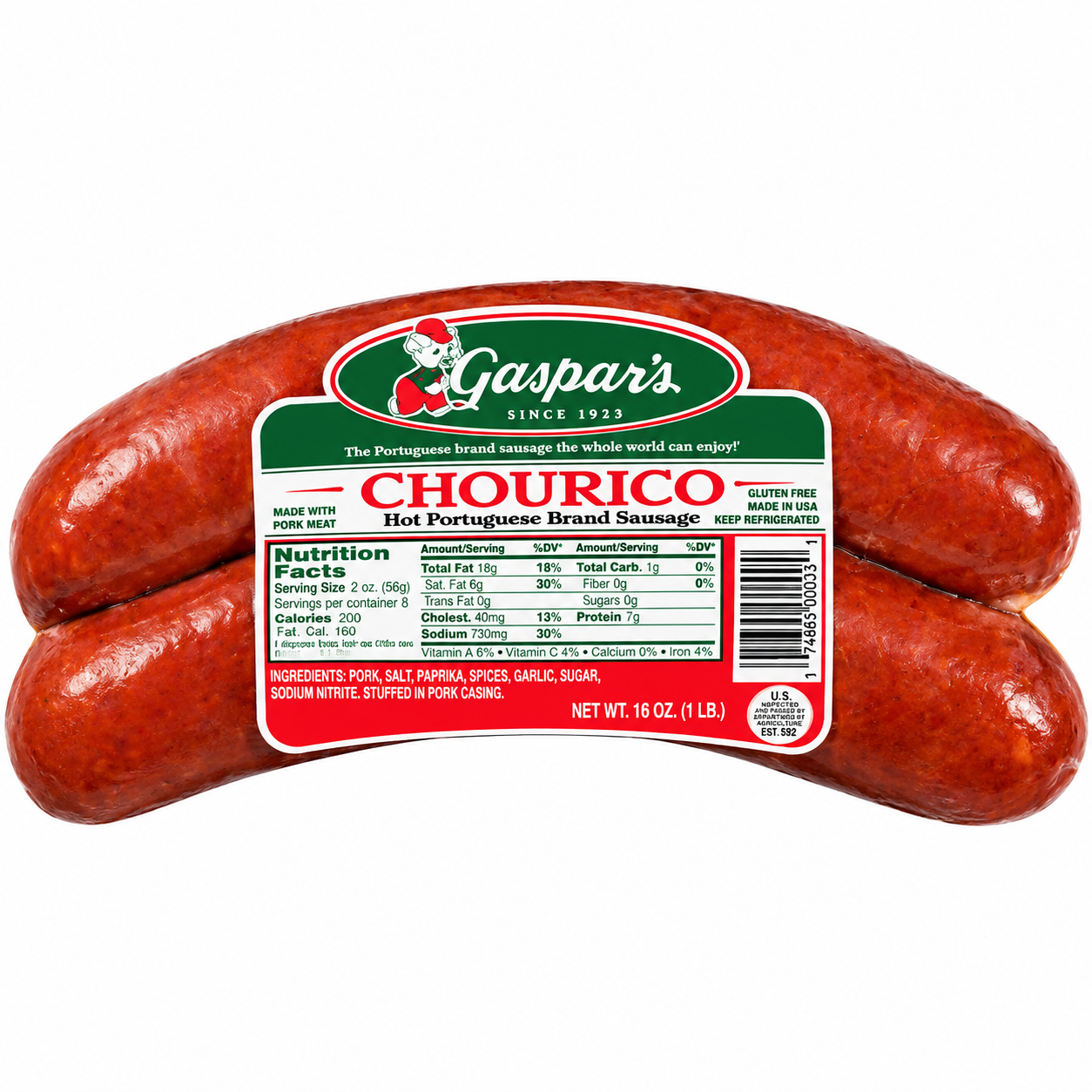 FAT CHOURICO GAS 100G